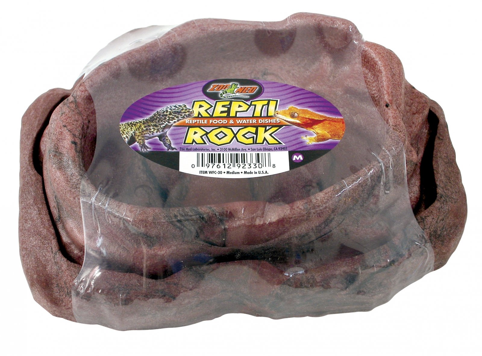 ZOOMED Combo Repti Rock Food / Water Dish Medium Kit abreuvoir et mangeoire pour reptile