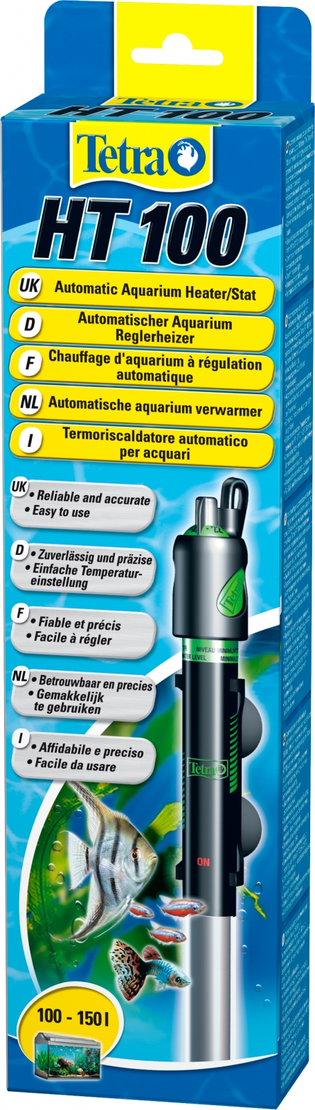 TETRA HT100 chauffage 100W pour aquarium de 100 à 150 L avec régulateur électronique intégré