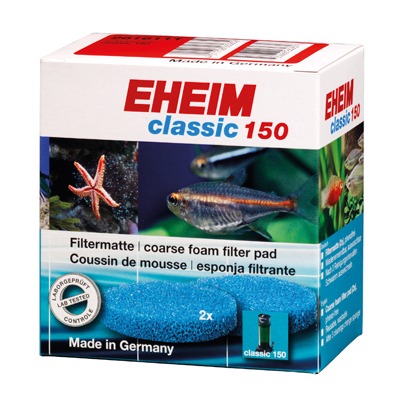 EHEIM 2 coussins de mousse bleu filtrante pour filtre Classic 2011 et 2211