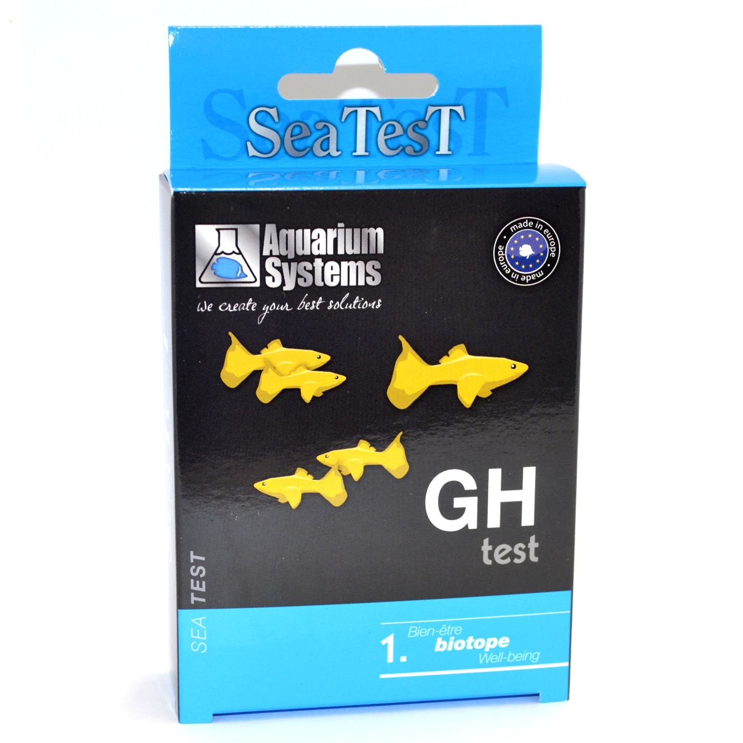 Test dureté totale Aquarium Systems SeaTest GH pour aquarium d'eau