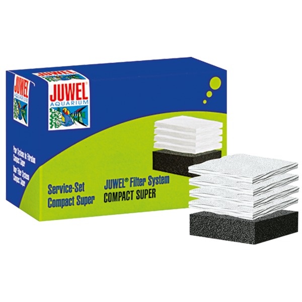 JUWEL Rekord Service Set lot de mousses filtrantes pour filtre Bioflow  Super / Compact Super (Rekord 60, 600, 80, 800) - Masses filtrantes  spéciales/Masses pour filtres Juwel -  - Aquariophilie