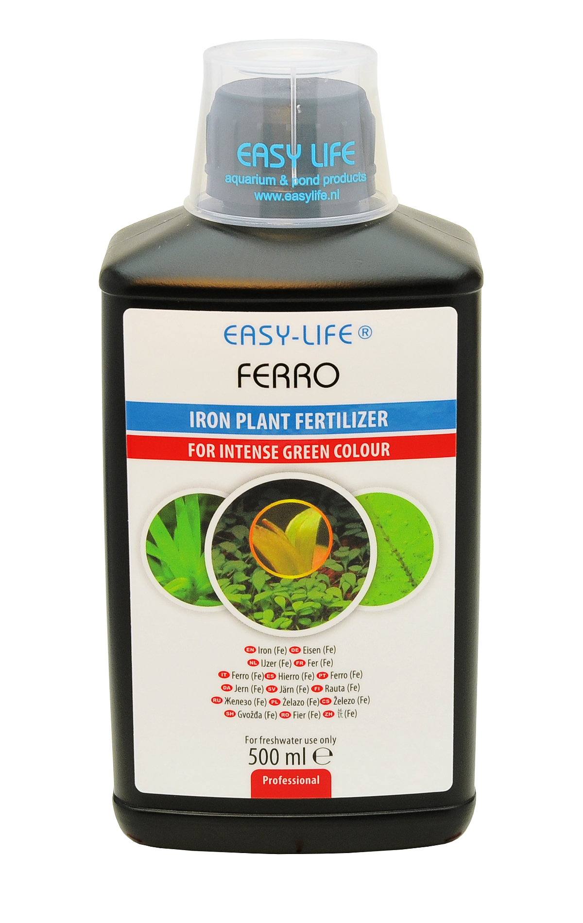 EASY-LIFE Ferro 500ml source de fer concentrée et puissante pour les plantes d\'aquarium. Traite jusqu\'à 5000 litres.