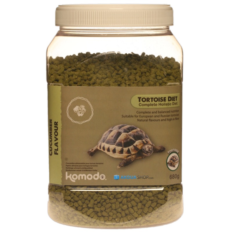 KOMODO Tortoise Diet Cucumber 680 gr. nourriture saveur pour tortues de terre