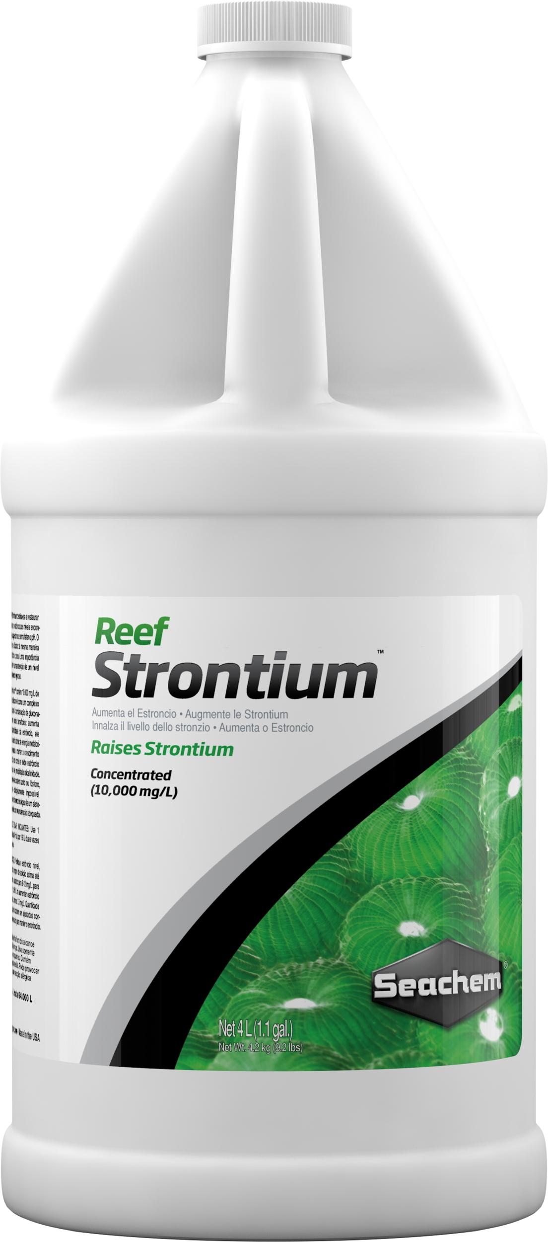 SEACHEM Reef Strontium 4 L complément concentré qui maintient et restaure le niveau de Strontium