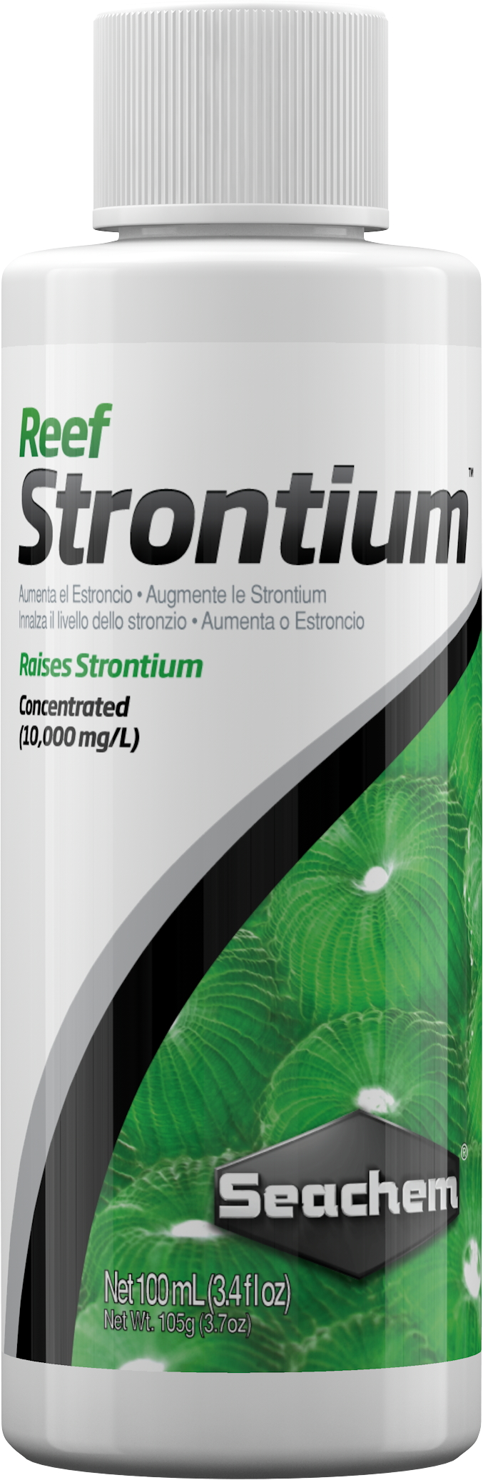 SEACHEM Reef Strontium 100 ml complément concentré qui maintient et restaure le niveau de Strontium