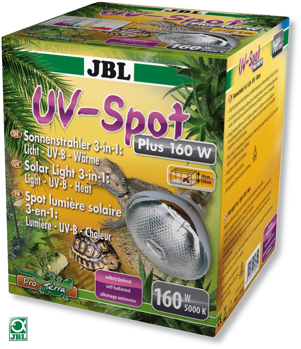 JBL UV- Spot plus 160W spot UV 5000°K ultra-puissant avec spectre de lumière diurne