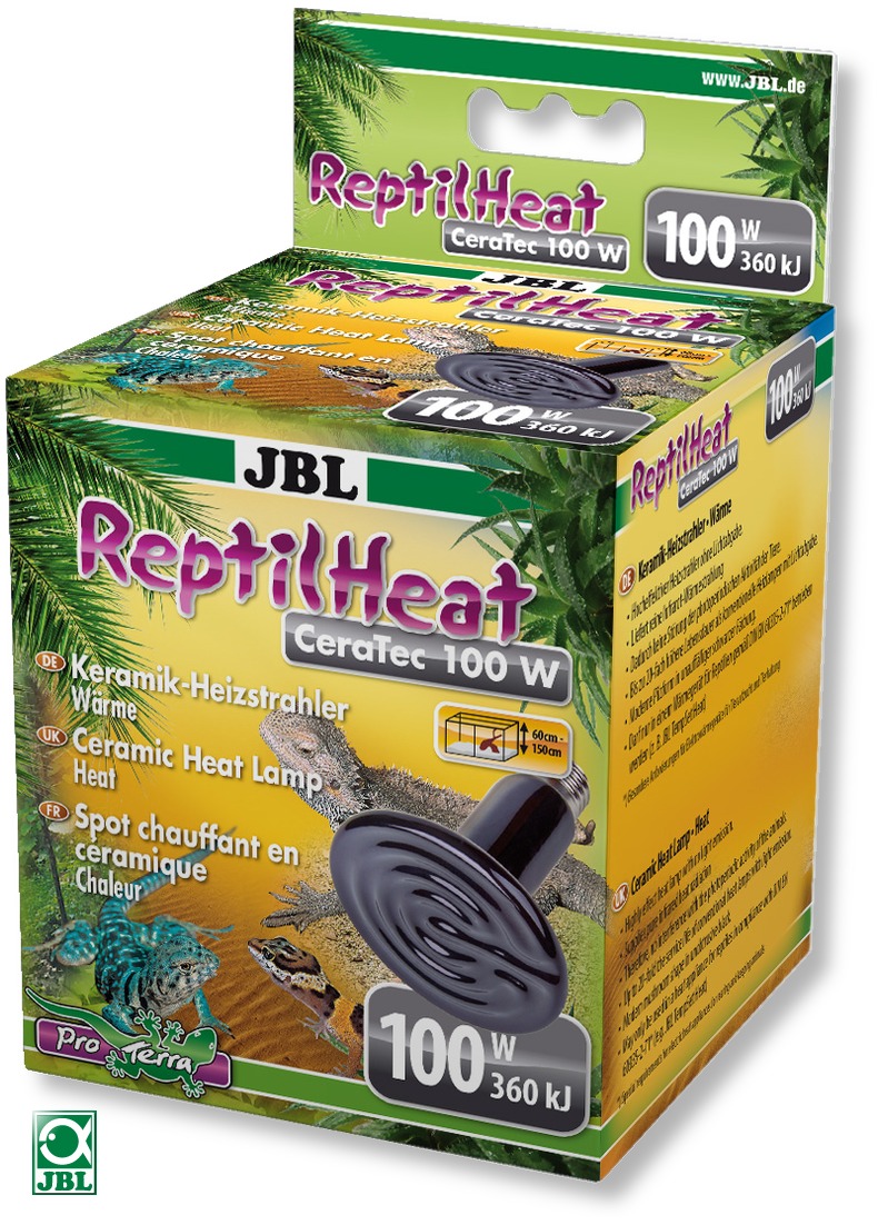 JBL ReptilHeat CeraTec 100w émetteur de chaleur en céramique pour terrariums