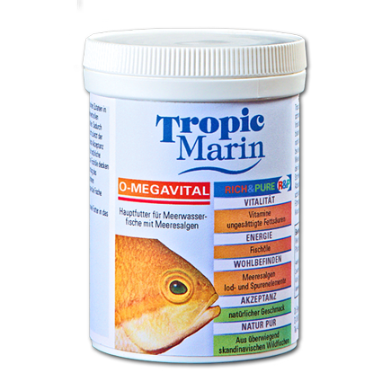 TROPIC MARIN O-MegaVital 150 gr. nourriture en grannulés de 1 mm pour poissons marins d’ornement