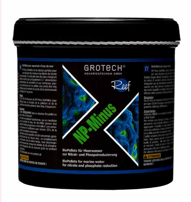 GROTECH NP-Minus BioPellets  1000 ml polymères biodégradables pour l\'élimination biologique des Phosphates et Nitrates dans l\'eau