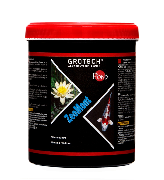 GROTECH ZeoMont 1 L traitement de l\'eau à base de Zéolite pour l\'amélioration de la filtration des bassins