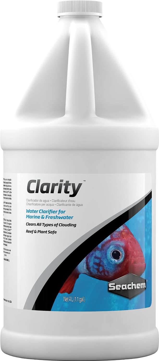SEACHEM Clarity 4 L clarificateur de qualité pour une eau d\'aquarium cristaline.