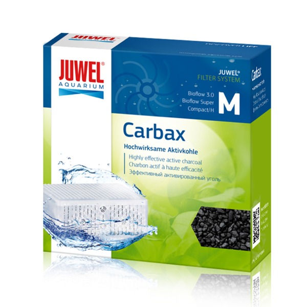 JUWEL Carbax M masse filtrante à base de charbon super-actif pour filtre Juwel Bioflow 3.0 et Compact. Dimensions 9,9 x 9,9 x 4,8 cm