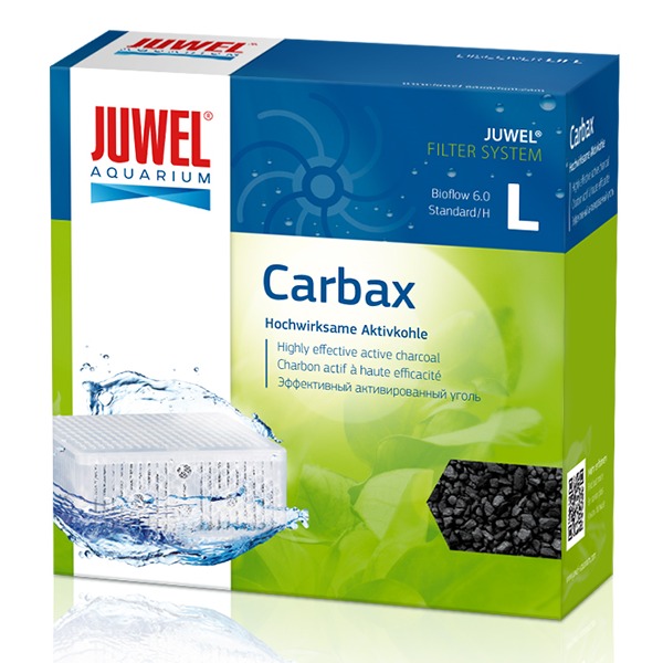 JUWEL Carbax L masse filtrante à base de charbon super-actif pour filtre Juwel Bioflow 6.0 et Standard. Dimensions 12,5 x 12,5 x 5 cm