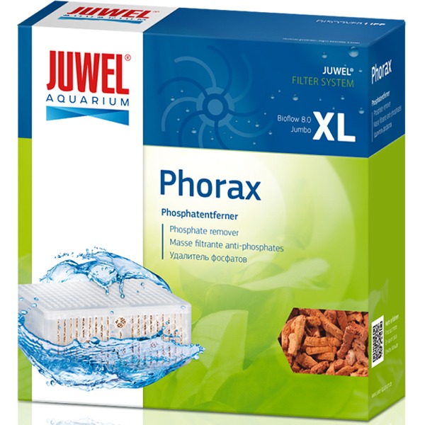 JUWEL Phorax XL masse filtrante anti-phosphates pour filtre Juwel Bioflow 8.0 et Jumbo. Dimensions 14,8 x 14,8 x 5 cm