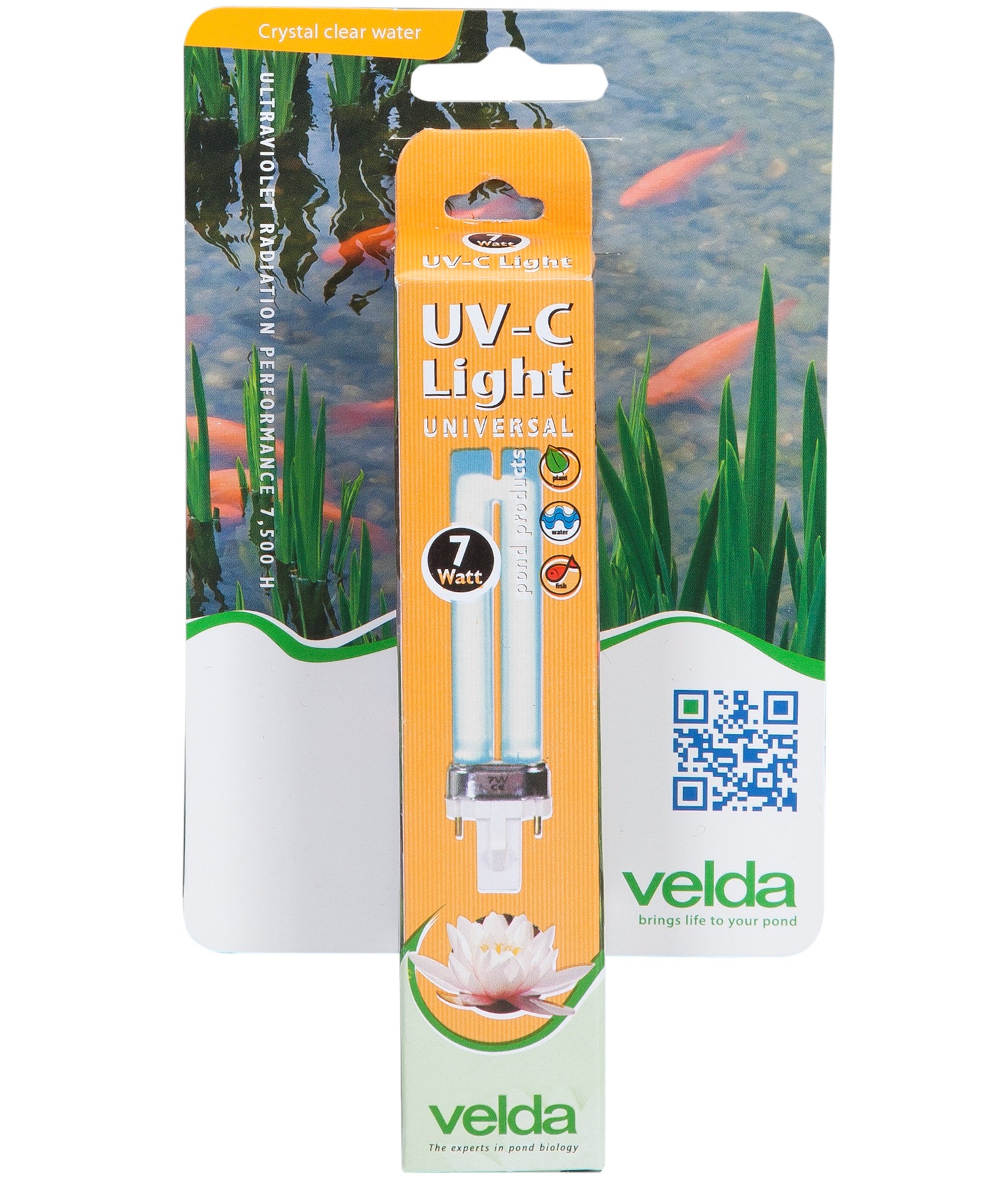 VELDA Lampe UV-C Germicide 7W culot G23 10cm