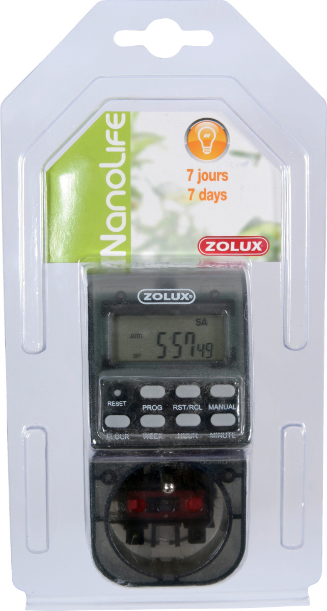 ZOLUX Programmateur journalier digital précis - Accessoires aquarium/Prises,  Programmateurs, Gestion électrique -  - Aquariophilie
