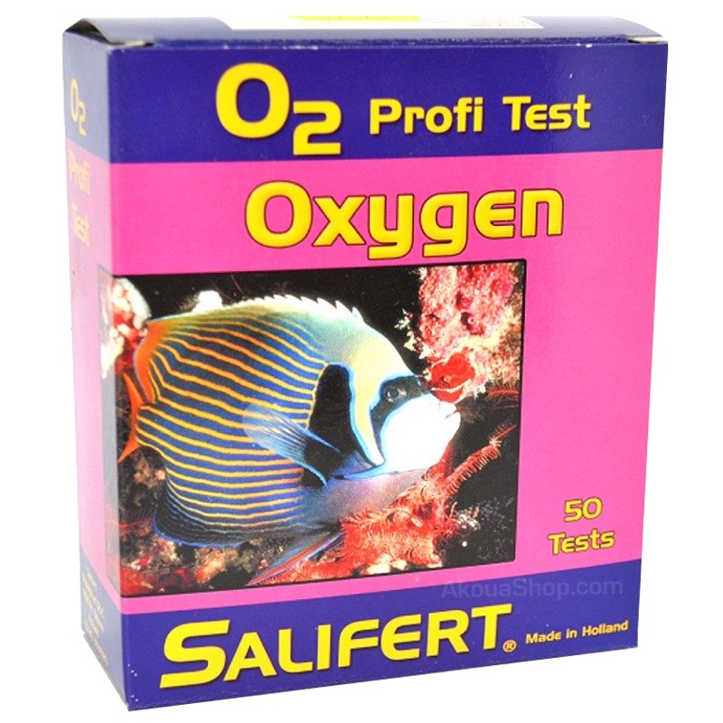 SALIFERT Profi-Test Oxygen détermine avec précision la teneur en Oxygène en aquarium marin