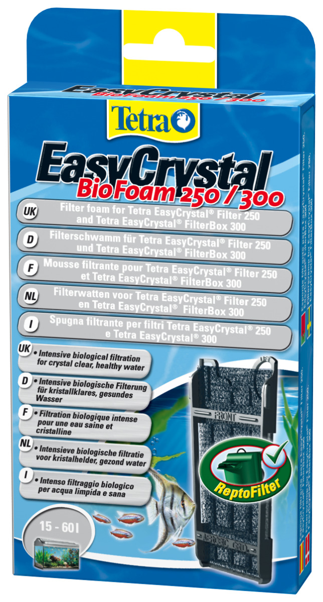 TETRA BF BioFoam 250/300 mousse filtrante pour filtre EasyCrystal 250 et EasyCrystal FilterBox 300