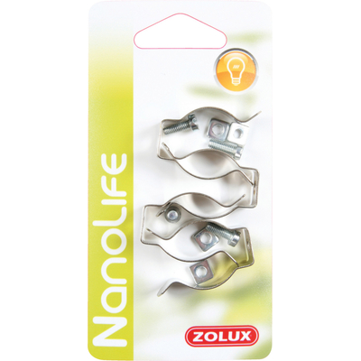 ZOLUX NanoLife Lot de 4 clips 26 mm universelles pour tube T8