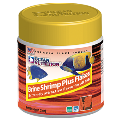 OCEAN NUTRITION Brine Shrimp Plus Flocons 34 gr. nourriture à base d' artémia frais pour tous poissons marins