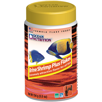 OCEAN NUTRITION Brine Shrimp Plus Flocons 154 gr. nourriture à base d' artémia frais pour tous poissons marins