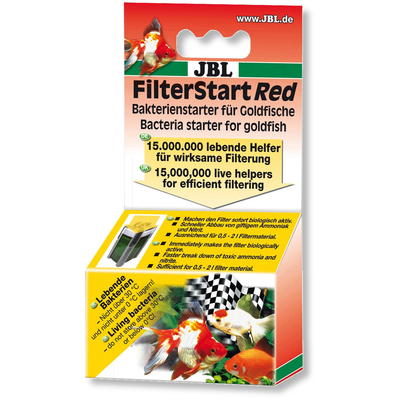 JBL FilterStart Red bactéries vivantes pour l'activation biologique de votre filtre d'aquarium avec poissons rouges