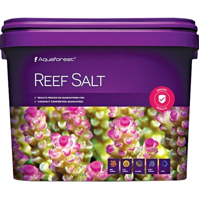 AQUAFOREST Reef Salt 22 Kg sel synthétique pour la croissance et la coloration des coraux