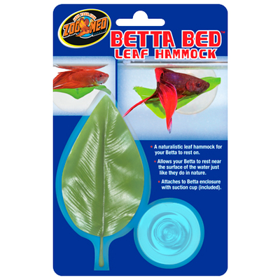ZOOMED Betta Bed Leaf Hammock hamac sous forme de feuille artificielle pour Betta