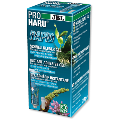JBL ProHaru Rapid 20 ml colle extra forte instantané pour coraux, plantes et décorations