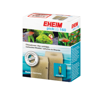 EHEIM Lot de 2 cartouches de mousse de filtration pour filtre Eheim PickUp 160 (modèle 2010)