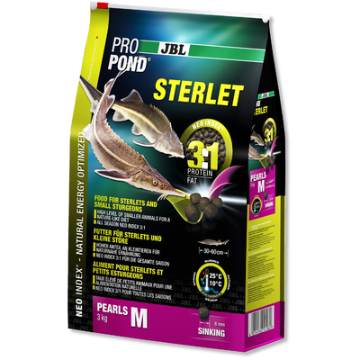 JBL ProPond Sterlet M 3 Kg nourriture complète pour Esturgeons de 30 à 60 cm