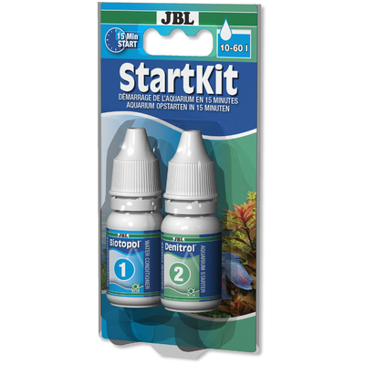 JBL StartKit 2 x 15 ml pour démarrer votre aquarium 15 minutes