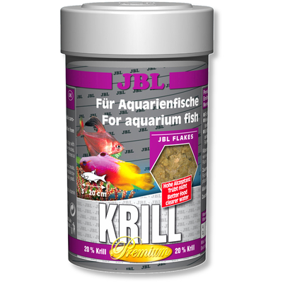 JBL Krill flocons de krill de qualité supérieure pour poissons d'eau douce et eau de mer