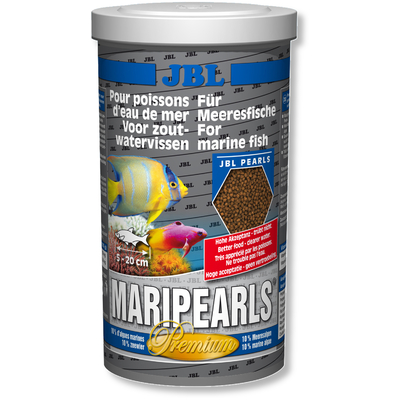 JBL MariPearls 1 L perles alimentaires de qualité supérieure pour animaux marins
