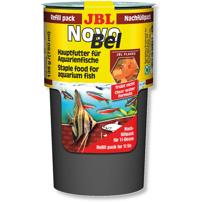 JBL NovoBel Recharge 750 ml nourriture en paillettes pour poissons exotiques