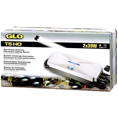 GLO T5 HO 2 x 39W ballast électronique complet avec douilles étanches pour deux tubes fluorescent T5
