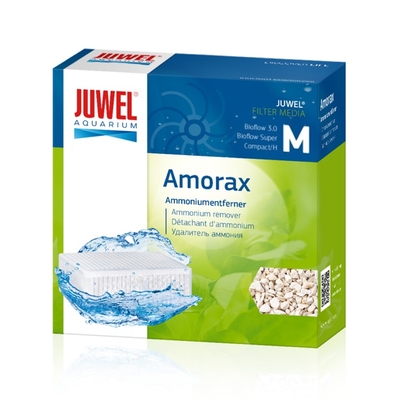 JUWEL Amorax M masse filtrante Anti-Ammoniaque à base de Zéolithe pour filtre Juwel Bioflow 3.0 et Compact. Dimensions 9,9 x 9,9 x 4,8 cm
