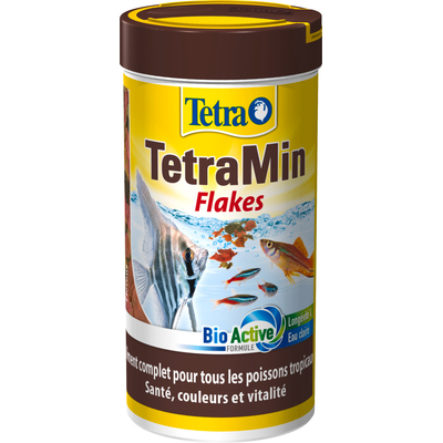 TETRA TetraMin 250 ml aliment complet en flocons de grande qualité pour poissons tropicaux