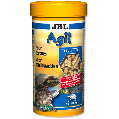 JBL Agil 250 ml nourriture principale en bâtonnets pour tortues d'eau de 10 à 50 cm