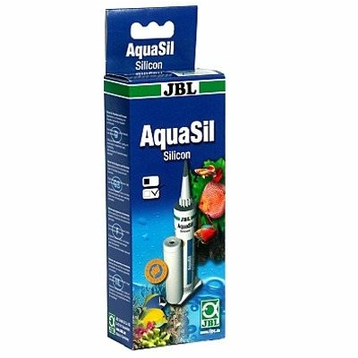 JBL AquaSil 80 ml silicone transparent pour l'assemblage d'aquarium