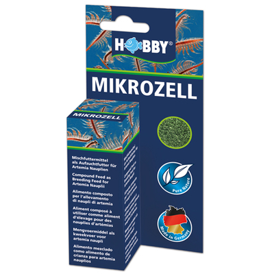 HOBBY Mikrozell aliment d'élevage en poudre pour nauplies de 8-10 jours