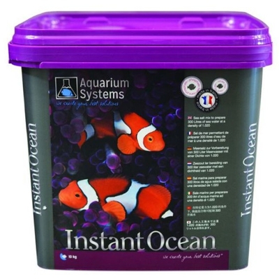 AQUARIUM SYSTEMS Instant Ocean 10 kg sel synthétique pour la préparation de 300 L d'eau de mer
