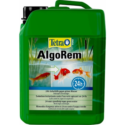 TETRA Pond AlgoRem 3L détruit les algues qui rendent l'eau de votre bassin verte. Traite jusqu'à 60000L