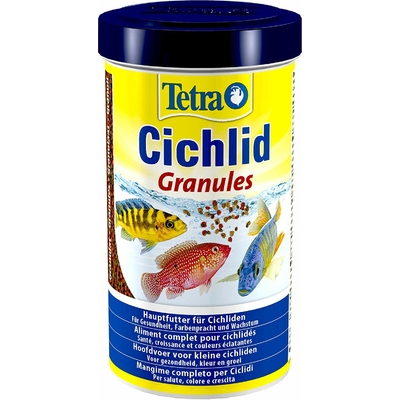 TETRA Cichlid Granules 500 ml aliment complet en granulés pour Cichlidés de taille moyenne de 5 à 10 cm
