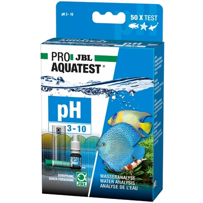 JBL ProAquaTest pH 3.0 à 10.0 test pour aquarium d'eau douce, eau de mer et bassin