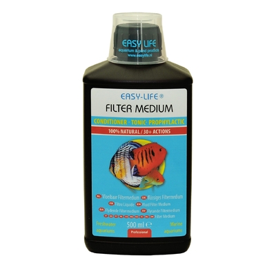EASY-LIFE Filter Medium 500 ml conditionneur naturel multi-application pour aquariums jusqu'à 1500 litres