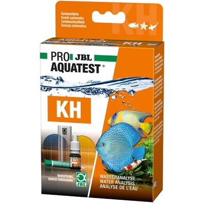 JBL ProAquaTest KH test dureté carbonatée pour aquarium d'eau douce, eau de mer et bassin