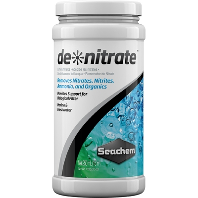 SEACHEM DeNitrate 250 ml matériau de filtration pour l'élimination des nitrates en eau douce et en eau de mer