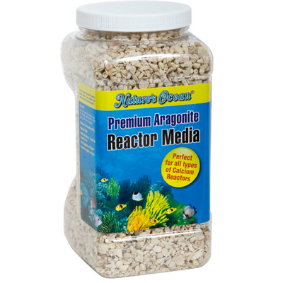 NATURE'S OCEAN Premium Reactor Media 3,80L substrat d'aragonite 4 à 6 mm pour réacteur à Calcium