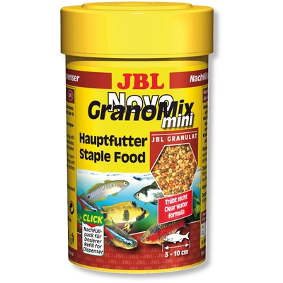 JBL NovoGranoMix Mini Recharge 100 ml granulés pour petits poissons d'ornement
